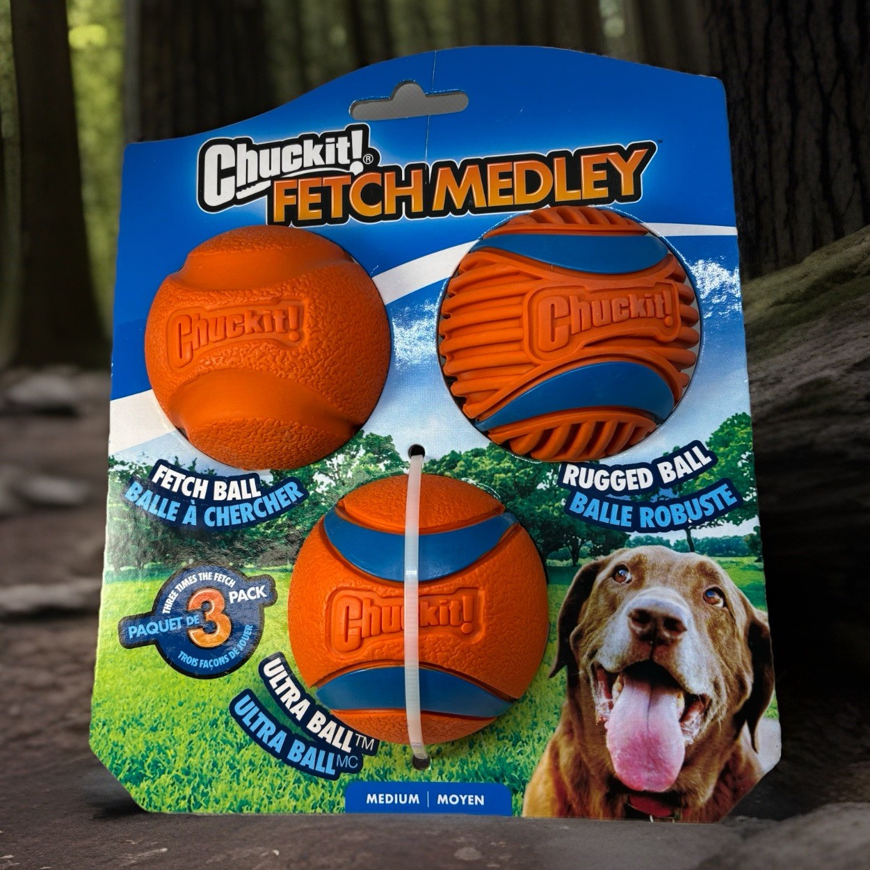 Chuckit! Petmate Fetch Medley Gen-3 High-Bounce Float and Ru