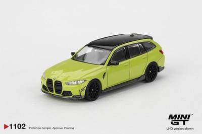 MINI GT #1102 BMW M3 M Performance Touring Sao Paulo Yellow LHD Car
