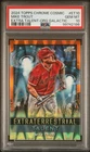 2024 Topps Chrome Cosmic Mike Trout Extraterrestrial Talent Orange /25 PSA 10