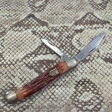 Vintage Camillus Pocke Knife 2 blade no 14, Delrin handles. Made in USA