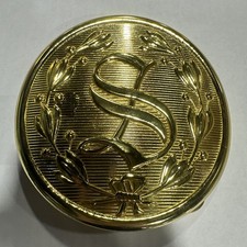 SANTA CLAUS CAST BELT BUCKLE CHRISTMAS S DESIGN HEAVY