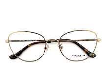COACH HC5137 9005 SHINY LIGHT GOLD UNISEX AUTHENTIC EYEGLASSES FRAMES 53-18-140