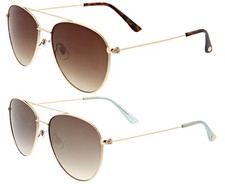 Oscar by Oscar de la Renta Women's Classic Slim Aviator Sunglasses - OSS3110