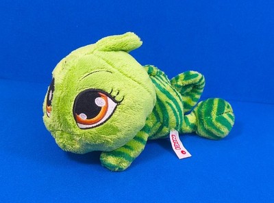 NICI CHAMÄLEON Gecko Echse grün Sweet Heart Sweethearts Plüsch liegend 25 cm