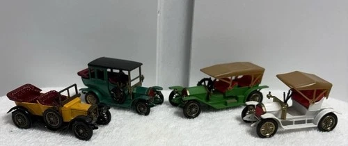 Vintage Matchbox Yesteryear Models Set Of 4 Made In England By Lesney