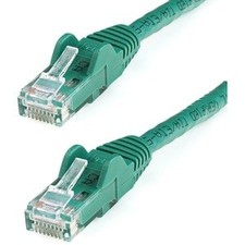 Image of Startech 100Ft Cat6 Ethernet Cable Green Snagless Gigabit 100W Poe Utp 650Mhz Ca
