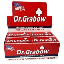Dr. Grabow Pipe Filters - 12 Boxes of 10 Filters
