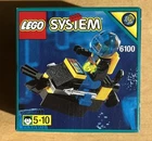 LEGO System Aquazone Aquasharks 6100 Aquashark Dart Submarine Brand New. RARE!