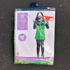 Cosmic Kitty Costume Halloween Green Dress Up Cosplay Girls Large 12-14 Complete
