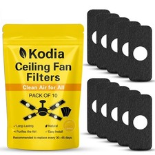 Ceiling Fan Filters for Blades Reusable Air Purifier Pads with Activated