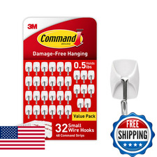Command Small Wire Toggle Hooks, 32 Count, and 48 Strips, Damage Free Hanging Wa 0.87 per strip