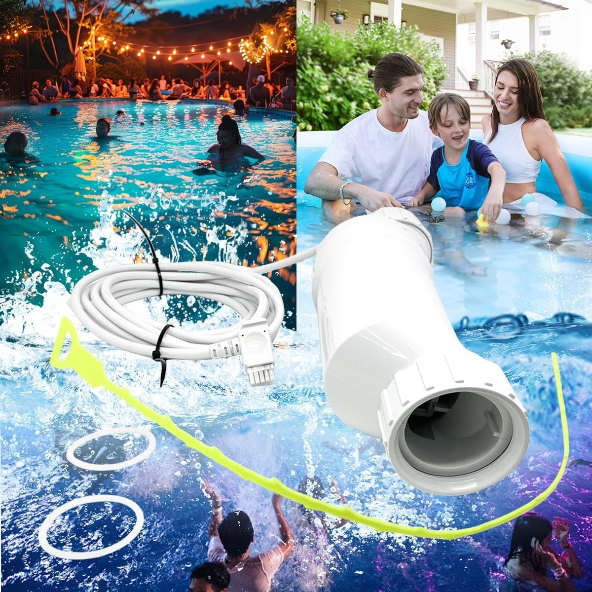 Pool Salt Cell Replacement for W3T-Cell-3/BLW1T3H Chlorinators | 15000 Gallon