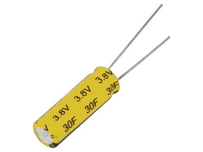 LY13R808025M30-L  Goldcap  Superkondensator  30F  2,5-3,8VDC  350mR  8x25mm  #B2