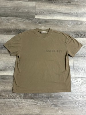 Essentials Fear Of God Olive Green Oversized Shirt Y2K Streetwear - Men s Medium