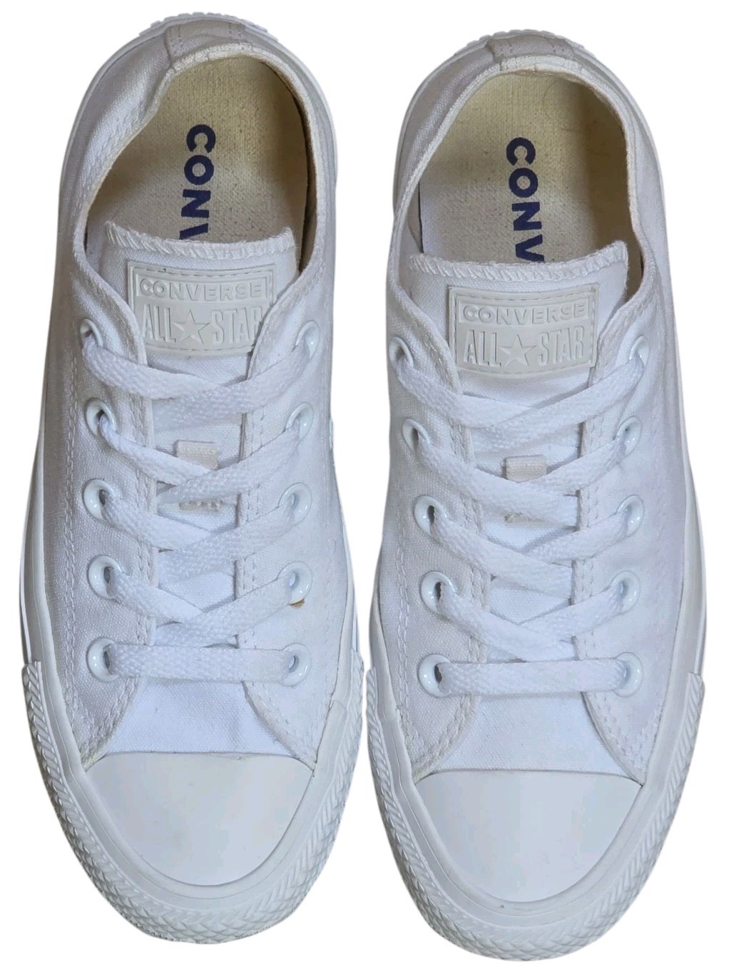 Converse Shoes Womens 6 Mens 4 Chuck Taylor All Star Sneaker White Canvas 1U647F thumbnail 8