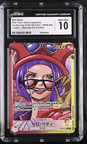 Belo Betty Alternate Art Leader OP05-002 Awakening of the New Era