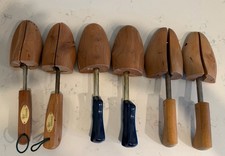  3 Pair Of Wood Shoe Trees Allen Edmonds Johnson  Murphy Nettleton