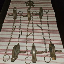 Oneida Victor  1 1/2 Small Animal Jump Traps Made in USA LOT OF 7