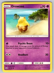 Drowzee 59/149 Sun & Moon Base Set Common
