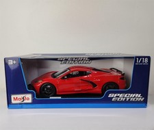 Maisto Special Edition 1/18 2020 Chevrolet Corvette C8 Stingray Coupe Red - NIB