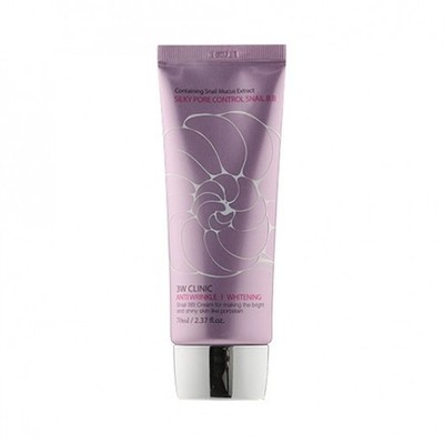 3W CLINIC Silky Pore Control Snail B.B 70mL / snail bb cream