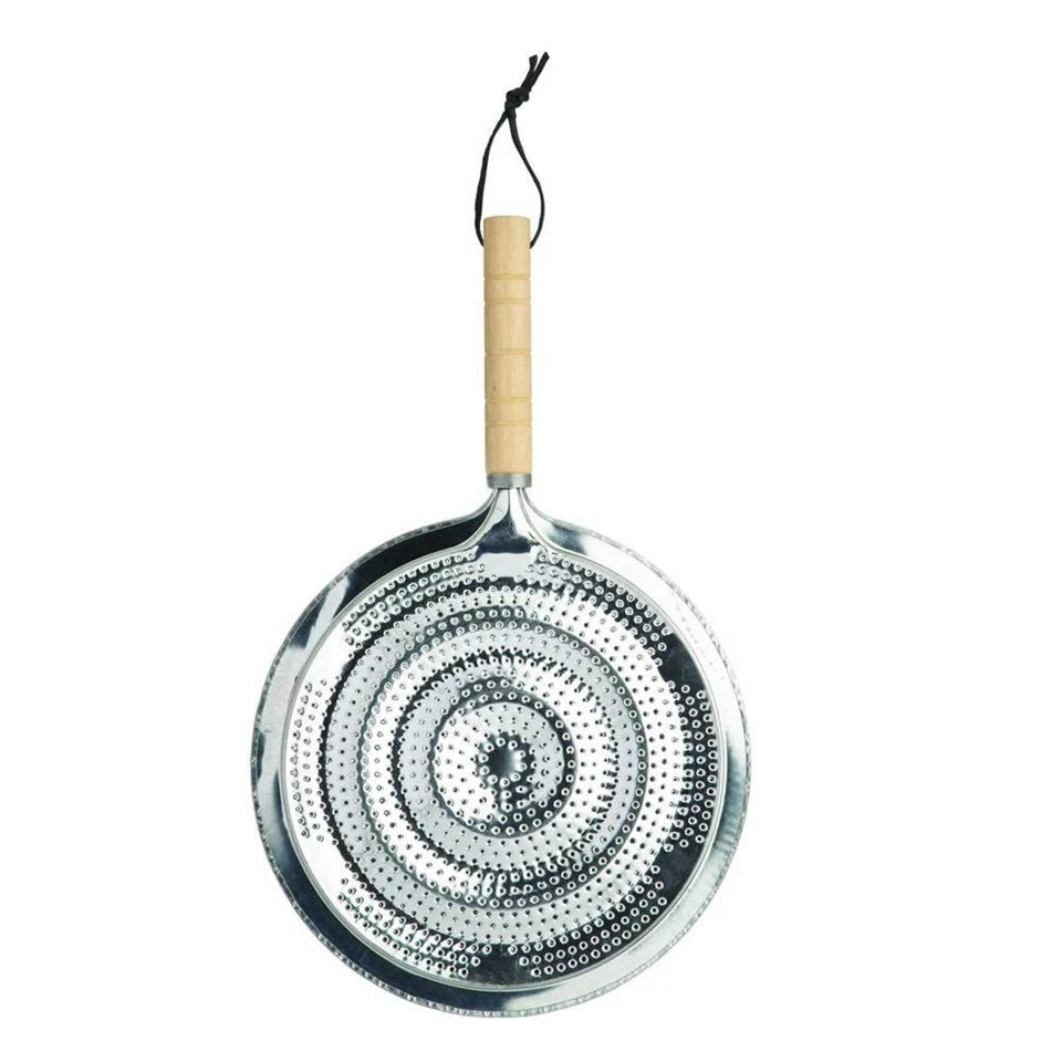 Kitchen Craft KCSIMMER Spargifiamma con Manico in Legno, 21 cm, Rame, Argen 00ti - Immagine 3 di 3