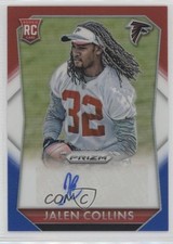 2015 Panini Prizm Rookie Signatures Red White & Blue Jalen Collins Auto 0c2
