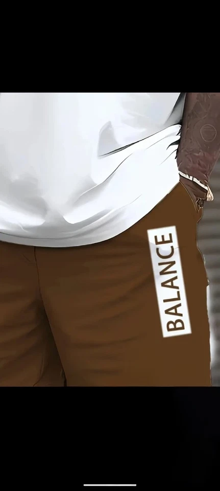 6X Big N Pantalones Cortos Altos N Conjunto de Camiseta para Hombre Envío el Mismo Día Nuevo con Etiquetas 6X Foto 2 de 4