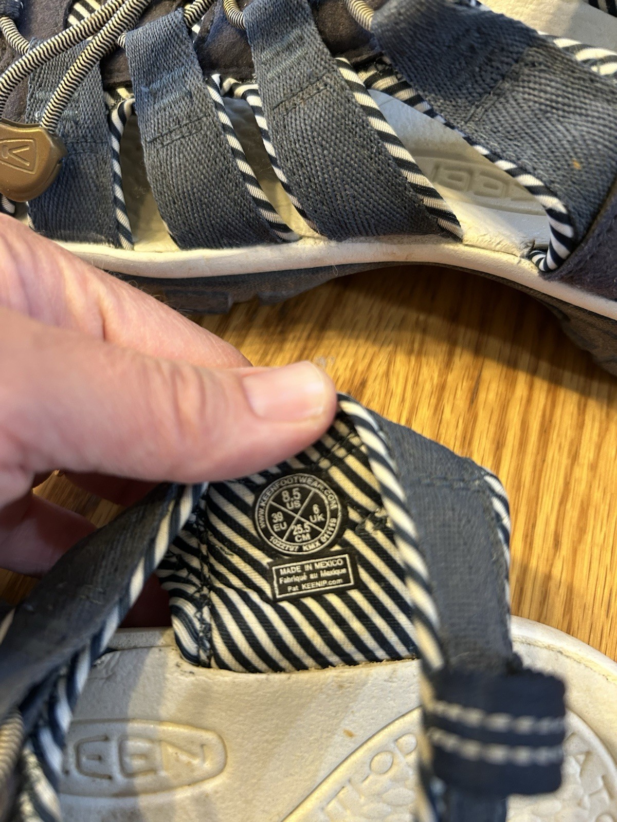 Keen 1022797 Sandali casual donna Newport H2 blu navy bianco taglia 8 5 escursionismo outdoor