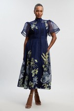 Karen Millen Midi Dress Womens Occasion Dresses