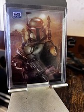 2025 Topps Chrome Star Wars Galaxy #54 RULE WITH RESPECT Refractor Boba Fett
