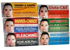 Neon Kojic Bar Soap – Whitening, Brightening, Deep Cleansing (PACK OF 3)