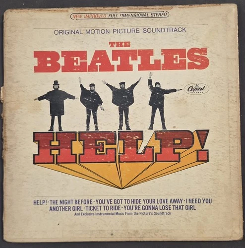 New ListingTHE BEATLES " HELP " Stereo LP Vinyl RECORD- 1965- Capitol- SMAS 2386
