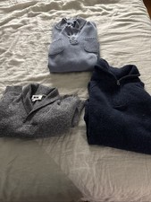3 Men  s Sweaters - Large