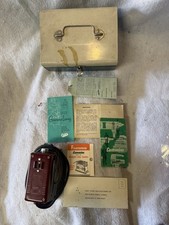 Vintage Sander with documents in origianl metal box