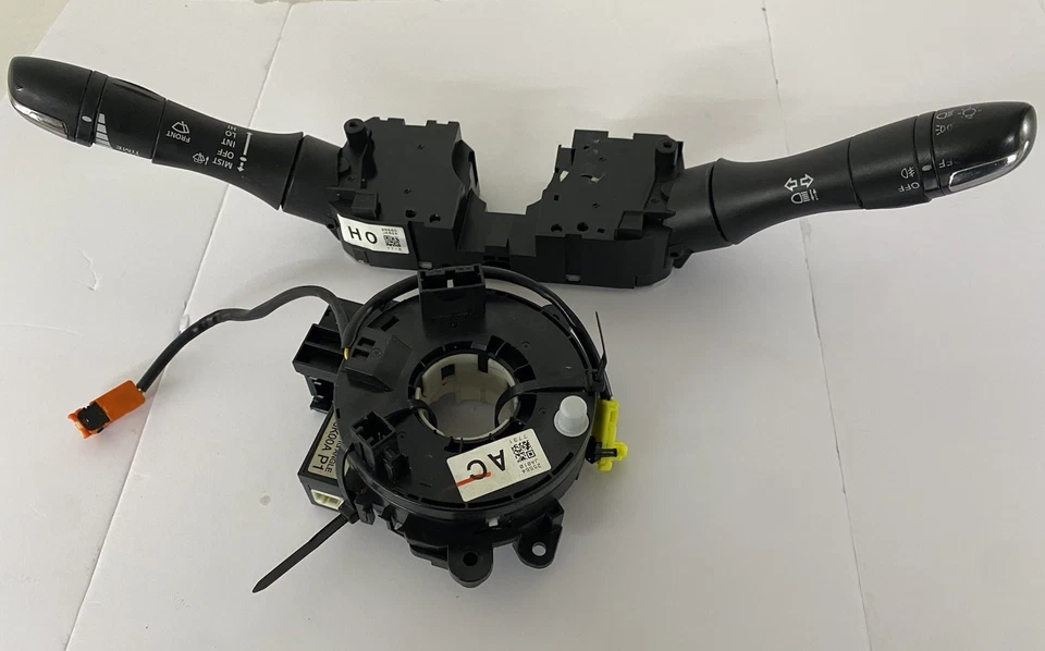 2008 英菲尼迪 G35 转向信号车头灯擦拭器控制开关带时钟弹簧 Oem — 第 2/4 张图片