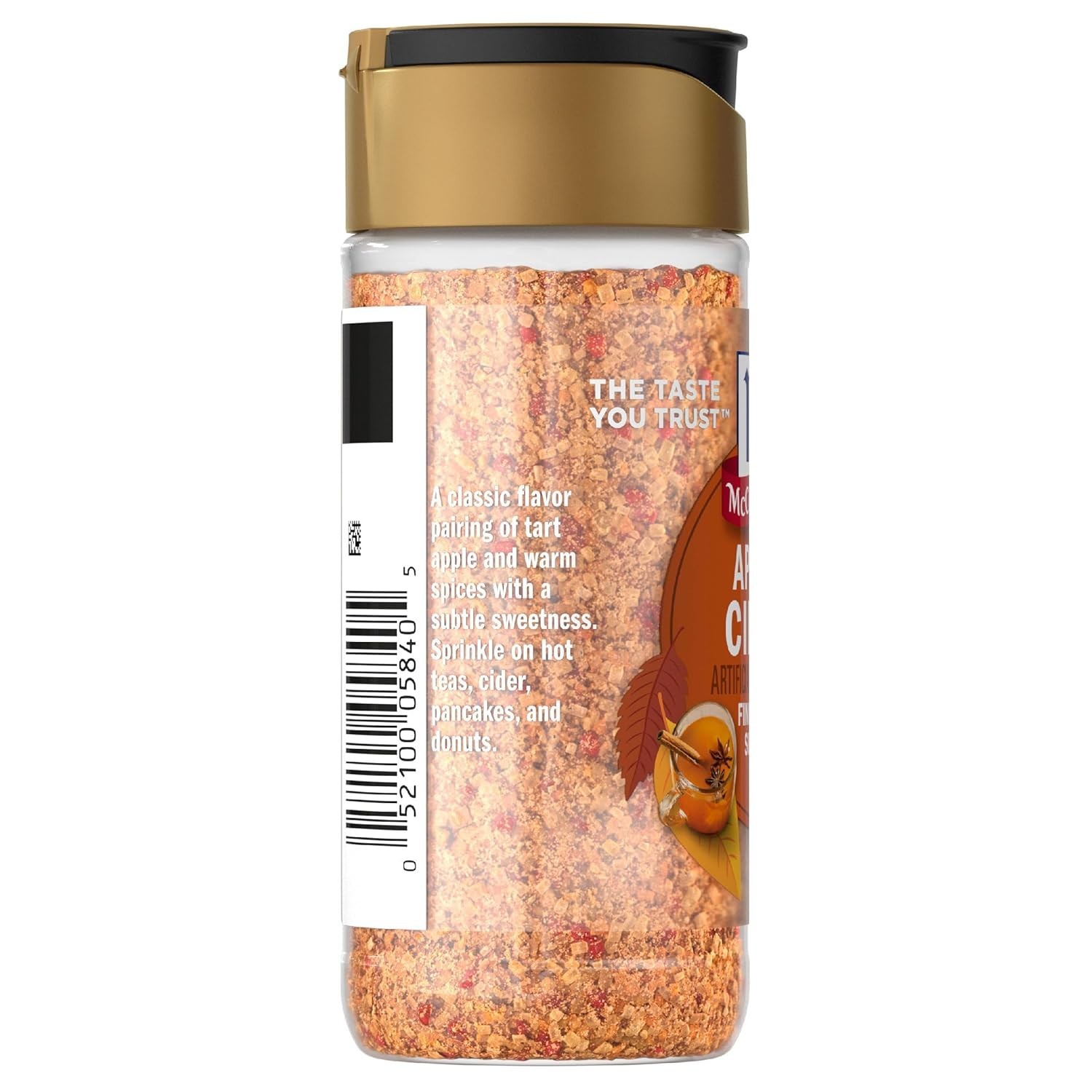 McCormick Finishing Sugar, Apple Cider, Limited Edition,3.61 oz