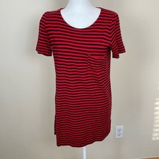 Madewell Striped Stretch T-Shirt Mini Dress Size Small (H6)