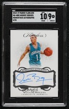 2018-19 Panini Flawless Momentous 4/25 Muggsy Bogues #MA-MBG SGC 9 MINT Auto 3d3