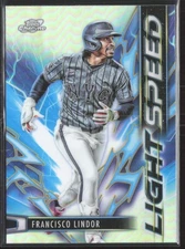 2025 Topps Cosmic Chrome Francisco Lindor Light Speed New York Mets