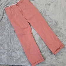 Murray’s Toggery Shop Pants Men’s 38x34 Salmon Nantucket Red's Cotton Fade Cuff