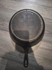 Vintage 3 Notch Lodge Cast Iron Chicken Fryer No.8 No Lid Sits Flat