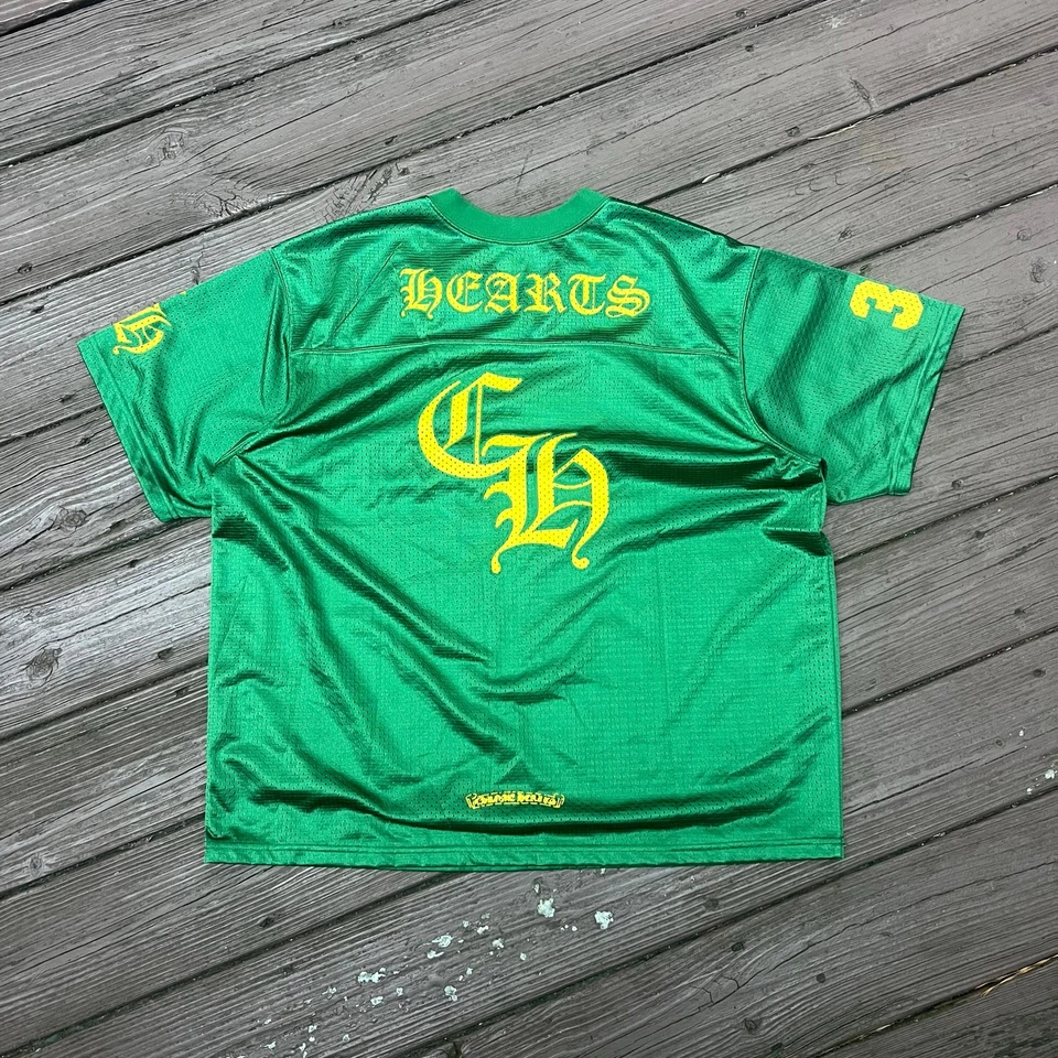 Хром стиль джерси черный французский готический streetwear размер средний зеленый L большого размера - Изображение 4 из 4