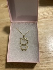 Hello Kitty Necklace. Brand New Sanrio Gold Necklace