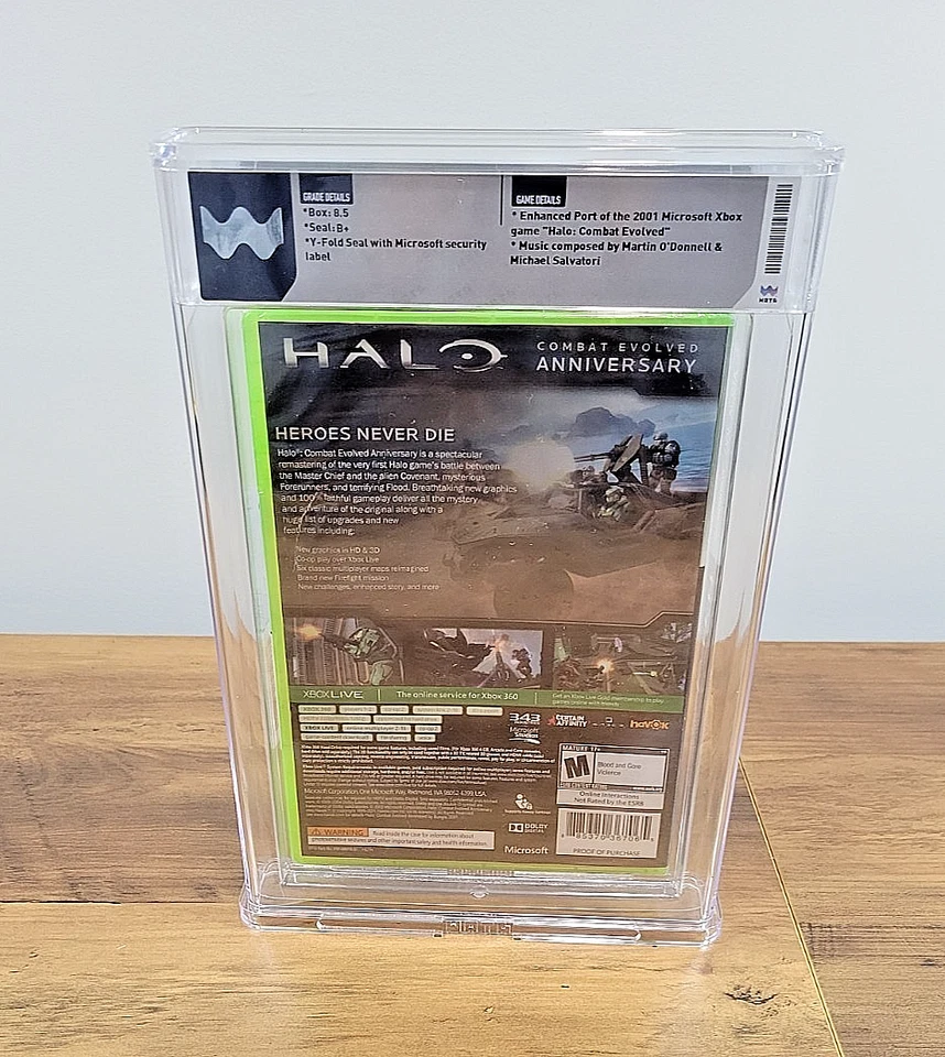 XBOX 360 HALO: Combat Evolved Anniversary Edition - SEALED Graded WATA 8.5 B+ - Image 3 of 4