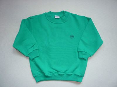 Children's sweatshirt children's sweater 100% CO soft brushed size 116 MobyKids New