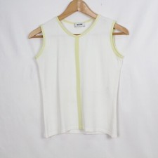 Canotta moschino bianca taglia unica da donna