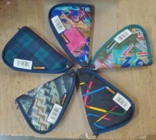 5) Kolpin Soft Padded Rug Hand Gun 7" Pistol Cases with Zippered Pouch Bag Case