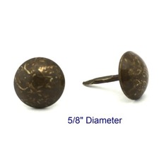 C.S. Osborne 50 Pcs 5/8" Old Gold Speckled Decorative Nail 7111-OGS Tacks