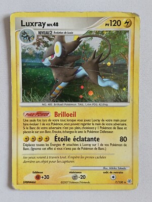 Pokemon Karte DEUTSCH Luxray Lv.48 (DP 7) Diamant & Perle [PLAYED] 24.05.2025A